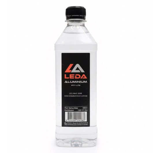 600mL Square Bottled Water Barcode